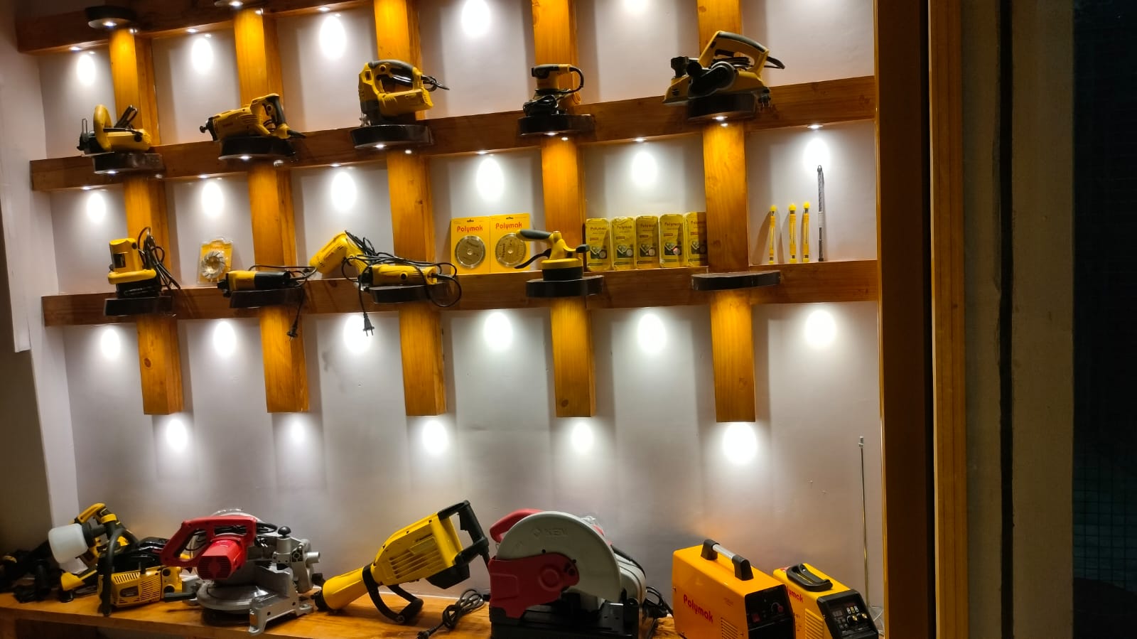 Power tools on display