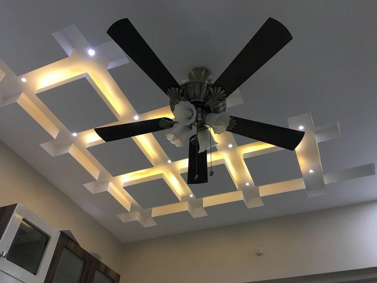 Grid cove ceiling