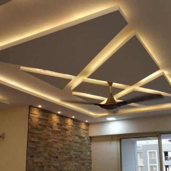 Geometric light ceiling