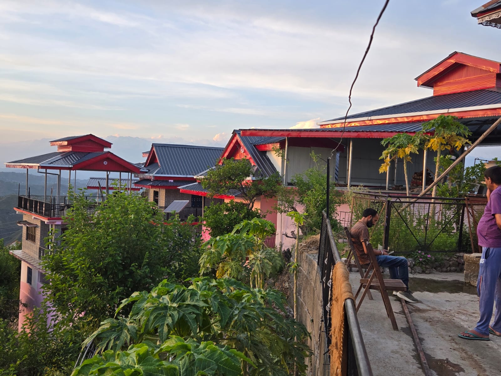 Valley roofline